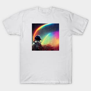 Live in a Rainbow Galaxy T-Shirt